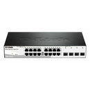 D-Link Net 16X1Gb +4 Sfp Websmart Switch Layer 2 Managed Switch