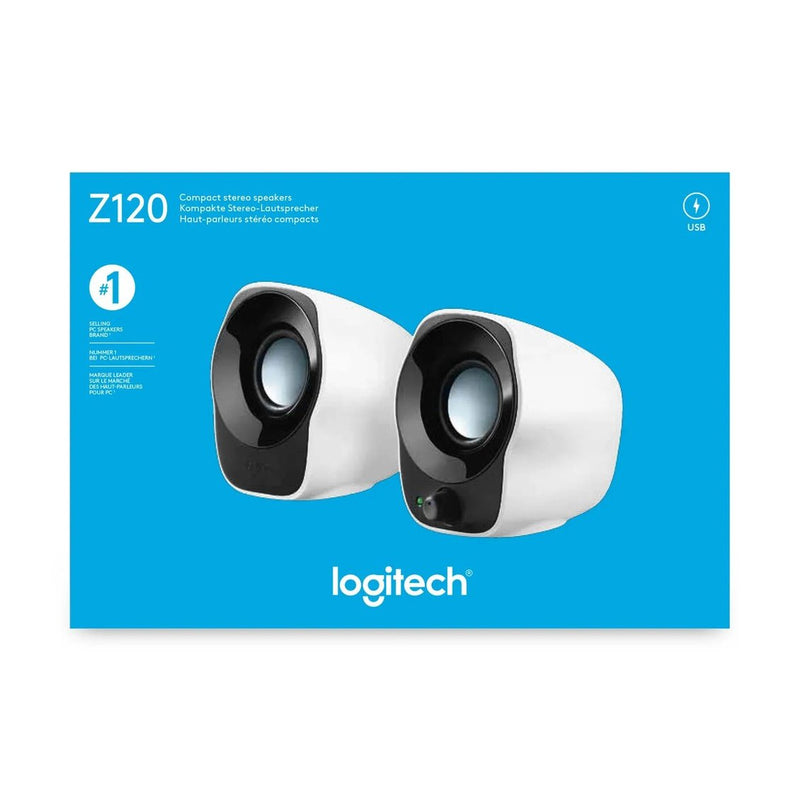 Logitech® Stereo Speakers Z120 - White - Usb - N A - Emea