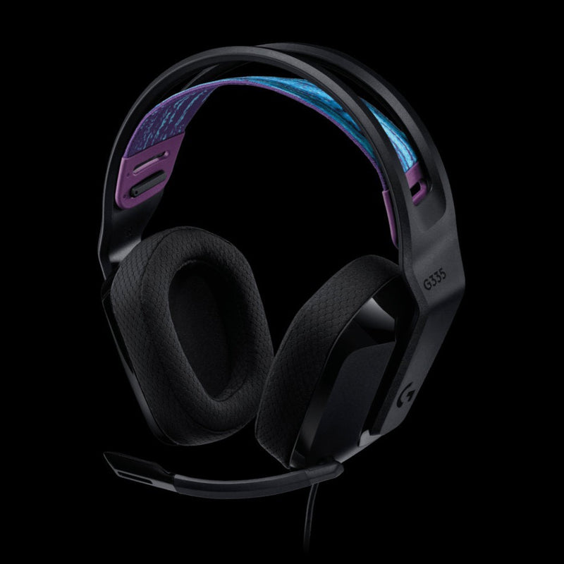 Logitech G335 Wired Gaming Headset - Black