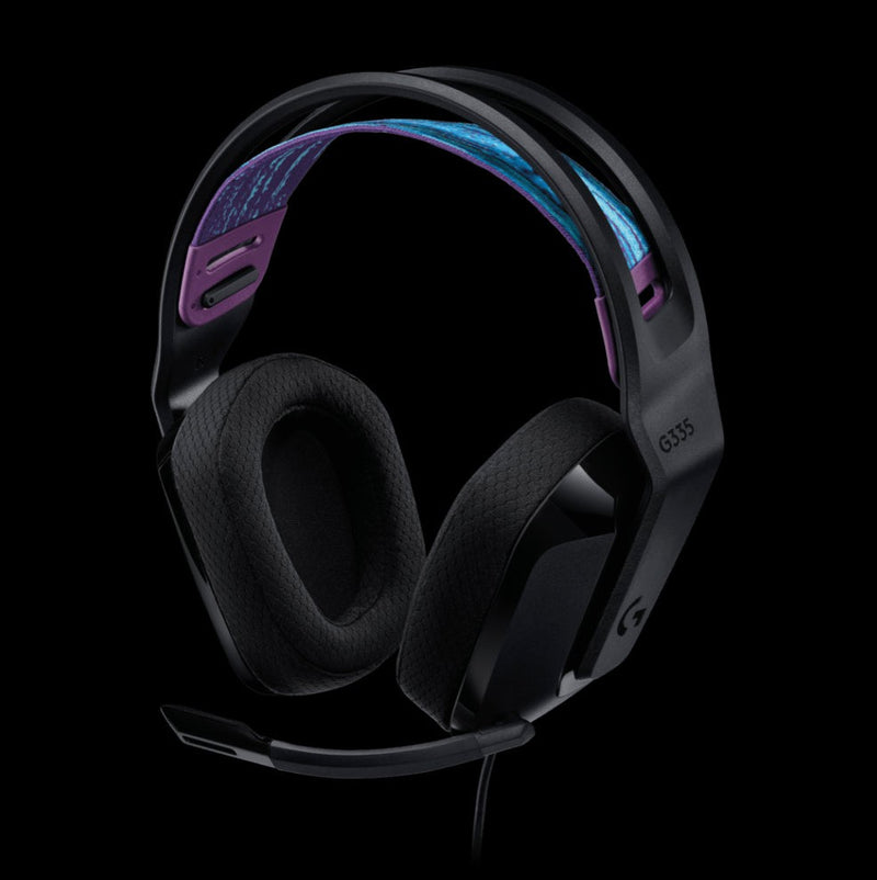 Logitech G335 Wired Gaming Headset - Black