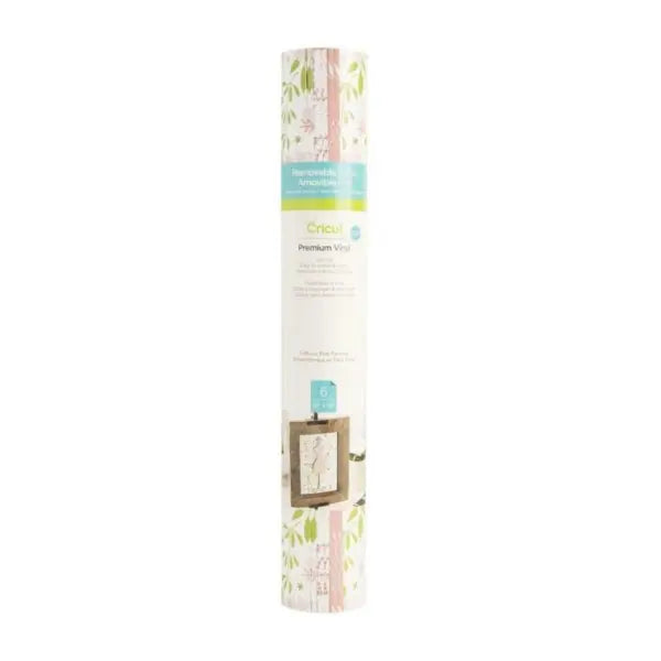2004619 - Cricut Patterned Vinyl In Bloom Pink Smplr