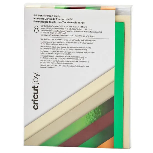 2009204 - Cricut Insert Cards Foil Cameron R20 (10;8 Cm X 14 Cm) 8-Pack