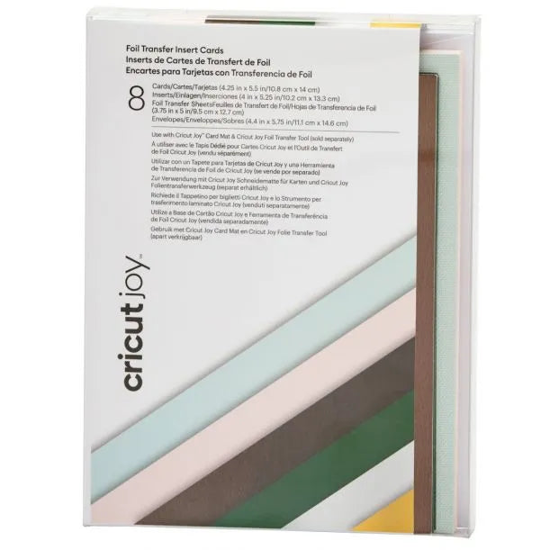 2009206 - Cricut Insert Cards Foil Forest R20 (10;8 Cm X 14 Cm) 8-Pack