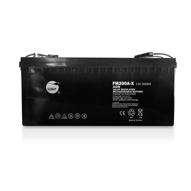 Rct Senry 6Fm200A-X 12V Dc 200Ah Deep Cycle Battery - Reliable Power Solution For Load-Shedding In South Africa