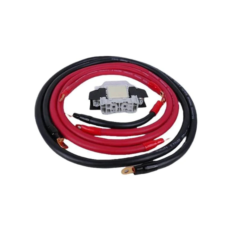 Solarix 24V Battery Connector Cable Kit- Suitable To Use With All 24V Inverters Up To 4000W Rating Kit Includes 1x 160A Fuse 1x Battery Fuse Holder 1x 1 Metre 30mm Cable (Red) 1x 0.3 Metre 30mm Cable (Red) 1x 0.2 Metre 30mm Cable (Black) 1x 1.2 Metre 3...
