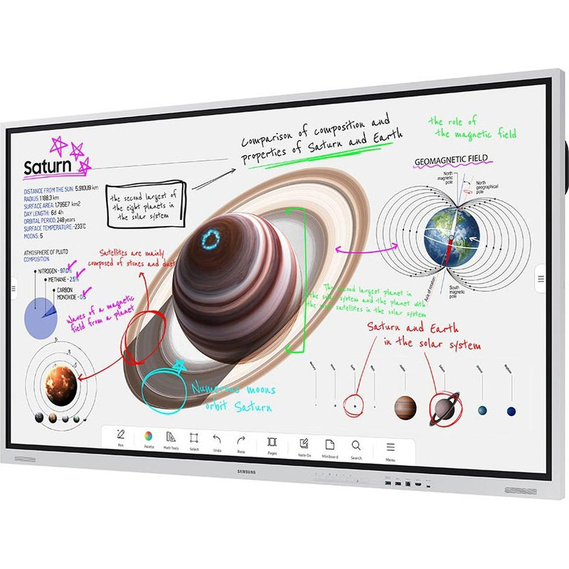 Samsung 55'' Flip Chart 4.0 4K Uhd 16 7 Usage 350Nit Brightness