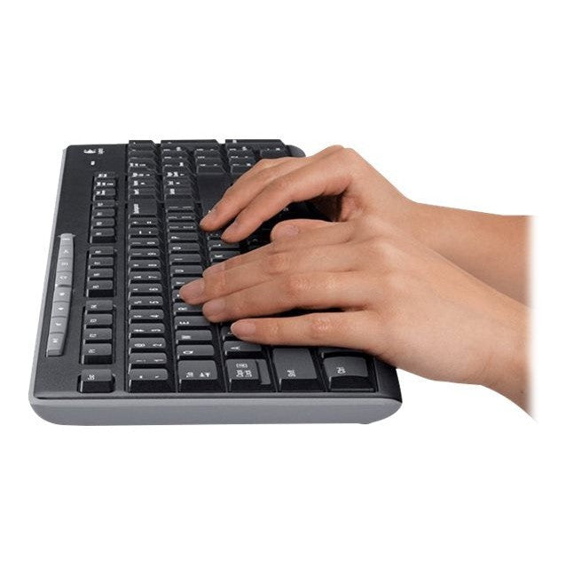 LOGITECH MK270 WIRELESS MOUSE & KEYBOARD COMBO - BLACK