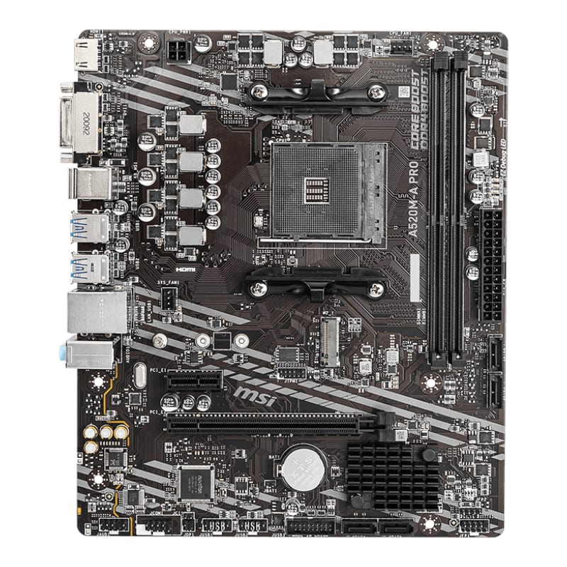 Msi Amd A520 Am4 Dvi Hdmi 2Xddr4 M Atx