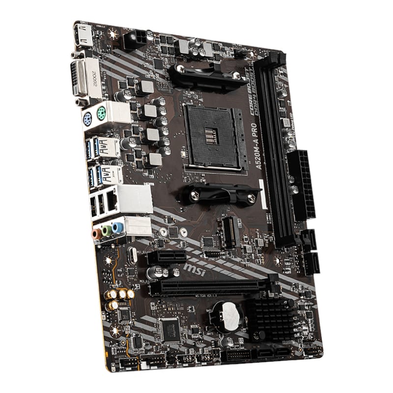Msi Amd A520 Am4 Dvi Hdmi 2Xddr4 M Atx