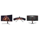 Aoc Agon Monitor: 34'' Curved Monitor 3440 X1440 Mva 165Hz D Sub Gp Hdmi Display Port 4 Year Carry In Swop Out.