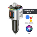 Gizzu Bluetooth 5 Usb Qc3.0 Usb Microsd Fm Transmitter Handsfree Kit