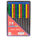 Marlin Kids Plastic Flat Board Abacus 120 Beads- Ideal For School Learners Helps Develop Mathematical Skills Numeracy Counting Fine Motor Skills
