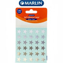 Marlin Self Adhesive Labels 180 Silver stars