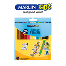 Marlin Kids Colour Pencils Long ( Pack of 24 )