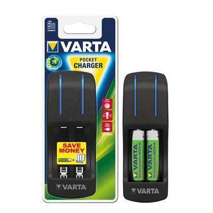 Varta Pocket Charger - Charges 2 or 4 AA/AAA at the same time