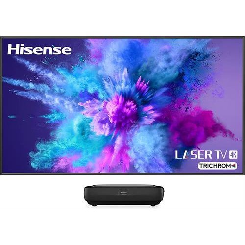 Hisense 100L9G 100 Inch L9 Series Ultra High Definition (Uhd) 4K Smart Laser Tv Projector - 3840 X 2160 Resolution, 2,800 Ansi Lumens, Built-In Wi-Fi 802.11Ac, 4X Hdmi Inputs, 2X Usb Ports, Retail Box , 4 Year Limited Warranty