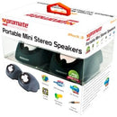 Promate Irock.3 Portable Mini Extendable Notebook And Iphone Ipodstereo Speakers Retail Box 1 Year Warranty