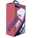 Geeko 3.4A 3 Port Usb Android Travel Charger, Retail Box, No Warranty