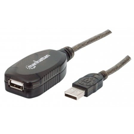 Manhattan Hi-Speed Usb Active Extension Cable - Daisy-Chainable, A Male A Female, 10 M (33 Ft.), Retail Box, Limited Lifetime Warranty