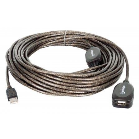 Manhattan Hi-Speed Usb Active Extension Cable- Daisy-Chainable, A Male A Female, 20 M, Retail Box, Limited Lifetime Warranty