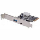 Manhattan PCI Express card 2 x external ports 1 year Limited Warranty