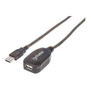 Manhattan Hi-speed Usb 2.0 Active Extension Cable - Usb A Male To A Female, Daisy-chainable, 15 M (50 Ft.), Retail Box, Limited Lifetime Warranty