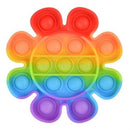 Sceedo Pop It Bubble Flower Fidget - Rainbow No Packaging No Warranty