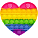 Sceedo Pop It Bubble Heart Fidget