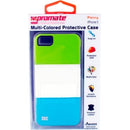 Promate Pancy Iphone 5 Multi-Colored Protective Case Colour: Green White Blue 1 Year Warranty