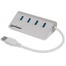 Manhattan 4-Port Superspeed Usb 3.0 Hub, Retail Box, Limited Lifetime Warranty