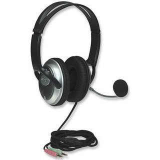 Manhattan Classic Stereo Headset + Microphone With In-Line Volume Control, Retail Box, Limited Lifetime Warranty