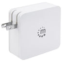 Manhattan Power Delivery Wall Charger - 60 W USB-C Power Delivery Port (up to 60 W) USB-A Charging Port (up to 2.4 A) White Limited Lifetime Warranty