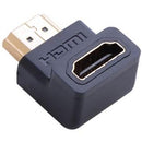 uGreen Version 2 HDMI Male To Female 90 Degree Down Angle Adapter Colour Black Limited 1 Year Warranty