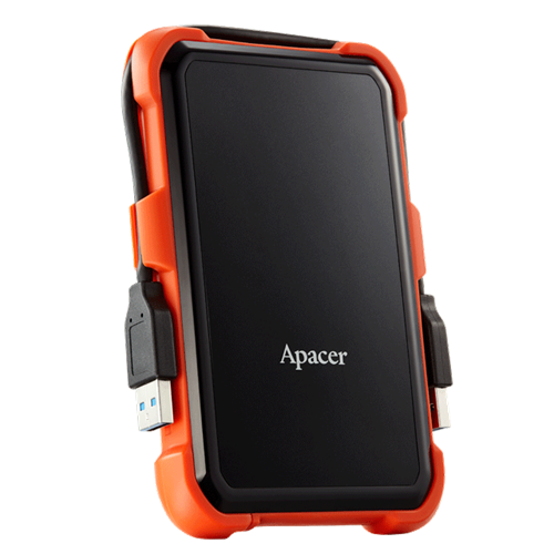 Apacer Ac630 2tb Usb 3.1 Military-grade Shockproof External Hard Drive, Retail Box, Limited 3 Year Warranty