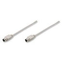 Manhattan Ps 2 Keyboard Cable-Mini-Din 6M To Mini-Din 6M, 6 Ft, (1,8 M) , Retail Box, No Warranty