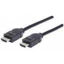 Manhattan High Speed Hdmi Cable - 4K, 3D, Hdmi Male To Male, Shielded, Black, 1.8 M, Retail Box, Limited Lifetime Warranty