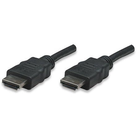 Manhattan High Speed Hdmi Cable - 4k, 3d, Hdmi Male To Male, Shielded, Black, 15 M, Retail Box, Limited Lifetime Warranty