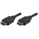 Manhattan High Speed HDMI Cable - HDMI Male to Male Shielded Black 7.5 m Limited Lifetime Warranty