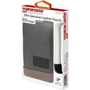 Promate Kolabro-Slim-line protective genuine leather pouch case for Samsung Galaxy Note II 1 Year Warranty