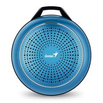 Genius Sp-906Bt M2 Plus Portable Bluetooth Speaker - Blue, Retail Box , 1 Year Limited Warranty