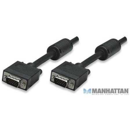 Manhattan SVGA Monitor Cable with Ferrite cores to reduce