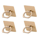 Geeko Universal Ring Smartphone Grip - Versatile swivel grip Vertical or horizontal kickstand capability Compatible with iPhone and most Smart phones and Tablets-Bronze