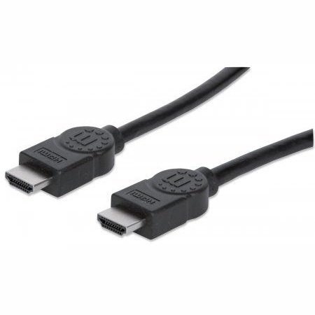 Manhattan High Speed Hdmi Cable With Ethernet Hec, Arc, 3d, 4k, Hdmi Male To Male, Shielded, Black, 5m, Retail Box, Limited Lifetime Warranty
