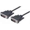 Manhattan Digital Video Cable – DVI-D Dual Link Male to DVI-D Dual Link Male Black 1.8 m (6 ft.) Limited Lifetime Warranty