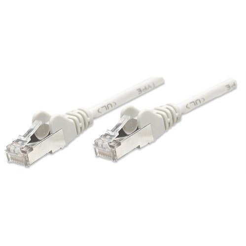 Intellinet Network Cable, Cat5E, Ftp - Rj45 Male Rj45 Male, 0.5 M (1.5 Ft.), Grey, Retail Box, No Warranty
