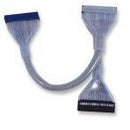 Manhattan ATA 133 Round UV Cable Rainbow Wire + UV Jacket + Silver Braid 36" Limited Lifetime Warranty