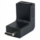Manhattan HDMI Adapter - HDMI Mini C f to Mini C m 90° Up Angle Limited Lifetime Warranty