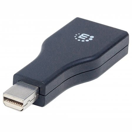 Manhattan Mini Displayport To Displayport Adapter - Mini Displayport Male To Displayport Female, Retail Box, Limited Lifetime Warranty