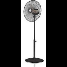 Mellerware 40cm Pedestal Steel Fan -"Elegant Breeze" 3 Speed Selection Oscillating Fan Head 40cm Diameter Radial Grill 50W Power Pedestal Steel Stand 1.3m Adjustable Height Colour Black 1 Year Warranty