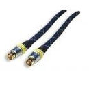 Manhattan S-Video Cable Male-Male 3M BLUE Limited Lifetime Warranty